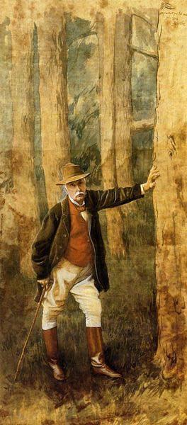 James Tissot Autoportrait oil painting image